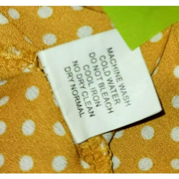 Jon & Anna Contemporary Polka-Dot Shell Top - Size Small - Picture 10 of 10